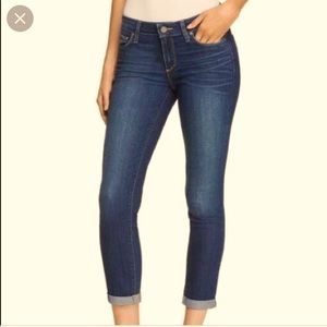 PAIGE KYLIE CROP W/ROLL UP HEM JEANS 28